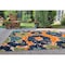 World Rug Gallery Almeria Modern Floral Flowers Indoor/Outdoor Area Rug 5' x 7' Multi 8016MULTI5X7 - alternate 5
